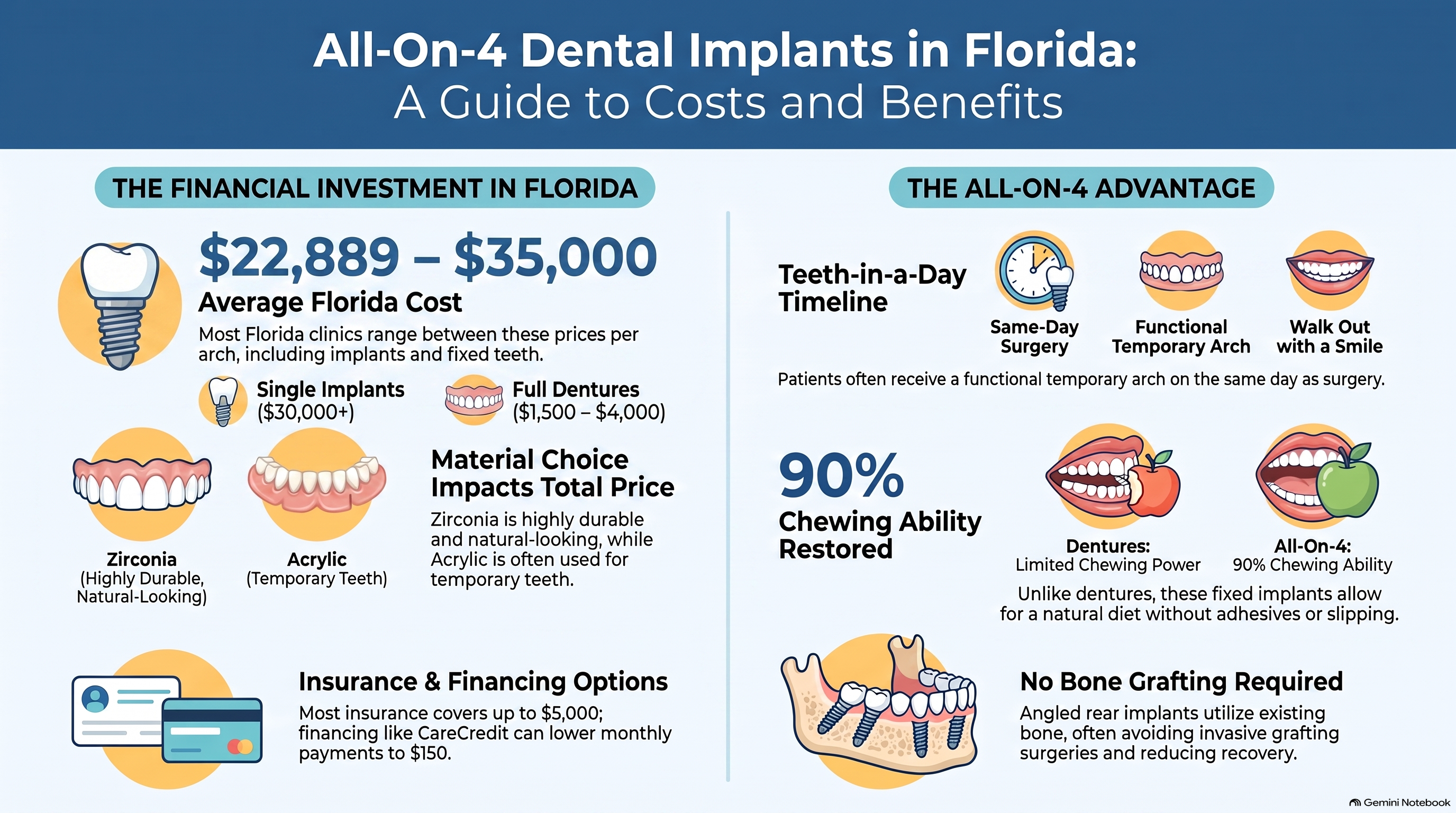 Florida Dental Implant Cost Guide